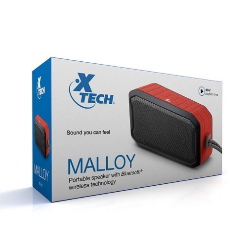 Xtech XTS-621 Malloy 2.0 Channel Bluetooth Portable Wireless Speaker with IPX6 Rating