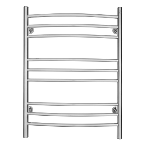 WarmlyYours Riviera Electric Towel Warmer 24"W x 32"H x 6.1"D, Polished, Hardwired or Plug-in