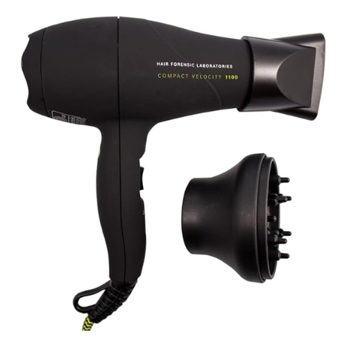 Hair Forensic Compact Velocity Hair Dryer 1100 | 1200W DC Motor | Professional Ionic Technology