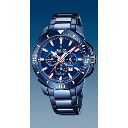 Festina Chrono Bike Sport Watch In Blue
