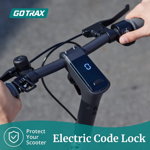 GOTRAX G6 Electric Scooter - 10" Pneumatic Tires, 72 km Max Range, 32 km/h Top Speed, 500W Motor, 6 Hour Charge Time, Auto Cruise Control, Foldable