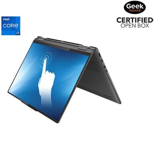 Boîte ouverte - Portable 2-en-1 à écran tactile de 14 po Yoga 7 de Lenovo - Gris tempête