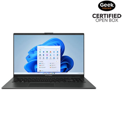 Boîte ouverte - Portable de 15,6 po Vivobook Go d'ASUS - Noir mixte