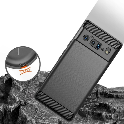 SuperShield Case for Google Pixel 6 Case, with Google Pixel 6 Screen Protector.[3 in 1] Scratch Resistant Carbon Fiber Cover + 9H Tempered Glass