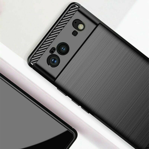 SuperShield Case for Google Pixel 6 Pro Case, with Google Pixel 6 Pro Screen Protector.[3 in 1] Scratch Resistant Carbon Fiber Cover + 9H Tempered