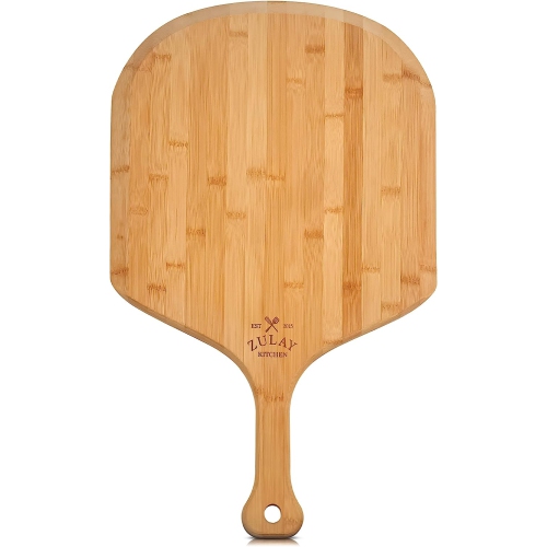 Zulay Authentic Bamboo Pizza Peel Wood Paddle Large 15" Best Buy Canada