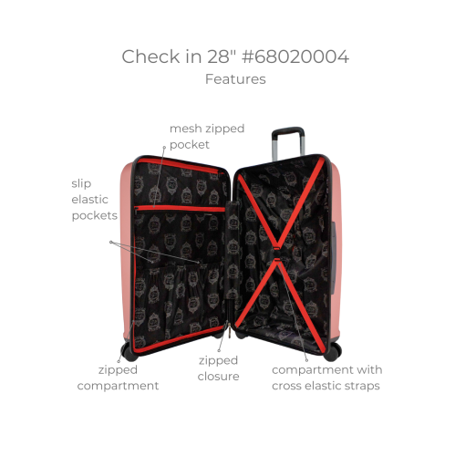 Cavalinho Colorful Check-in Hardside 28" Luggage - Navy