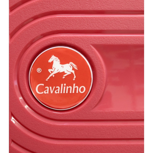 Valise rigide à enregistrer coloré de 24 po de Cavalinho - Corail