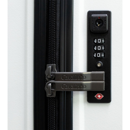 Bagage de cabine rigide coloré 19 po Cavalinho - Blanc