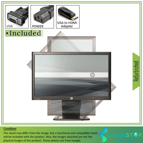 Remis à neuf - moniteur panoramique ACL rétroéclairé DEL HD de LA2006X 20 po série Compaq Advantage de HP - 1600 x 900 - TN