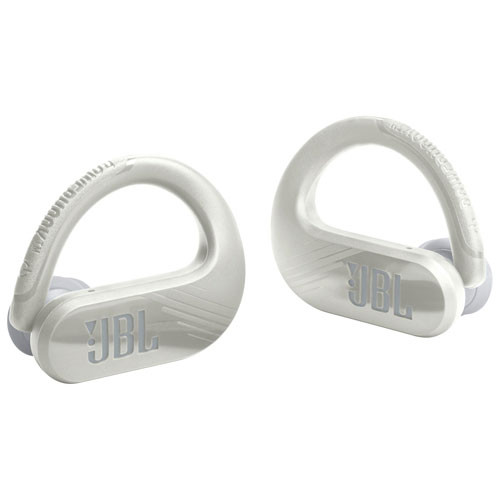 Écouteurs boutons 100 % sans fil à isolation sonore Endurance Peak 3 de JBL - Blanc