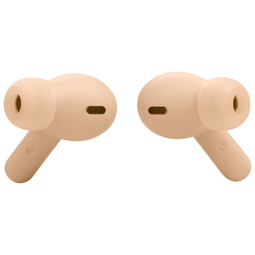 Écouteurs boutons 100 % sans fil à isolation sonore Vibe Beam de JBL - Beige