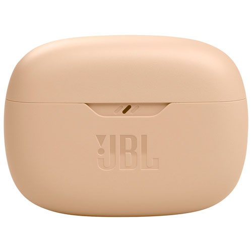 Écouteurs boutons 100 % sans fil à isolation sonore Vibe Beam de JBL - Beige
