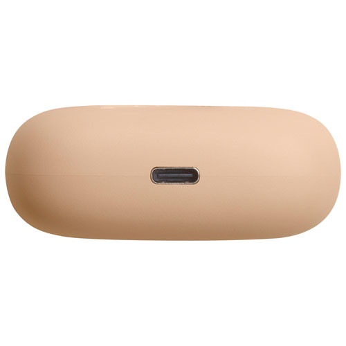 Écouteurs boutons 100 % sans fil à isolation sonore Vibe Beam de JBL - Beige