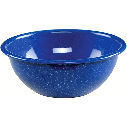 6 Pack Blue Enamel Mixing Bowl Set
