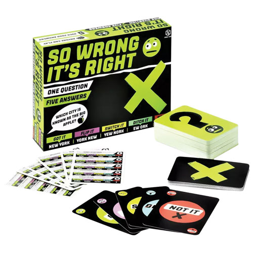 Jeu de cartes So Wrong It's Right - Anglais
