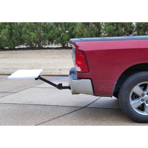 Adjustable Hitch Mount Tailgate Table for Camping Fishing Picnic Sport Events