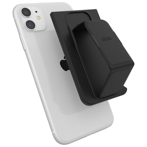 CLCKR Universal Wallet Cell Phone Grip & Stand - Black