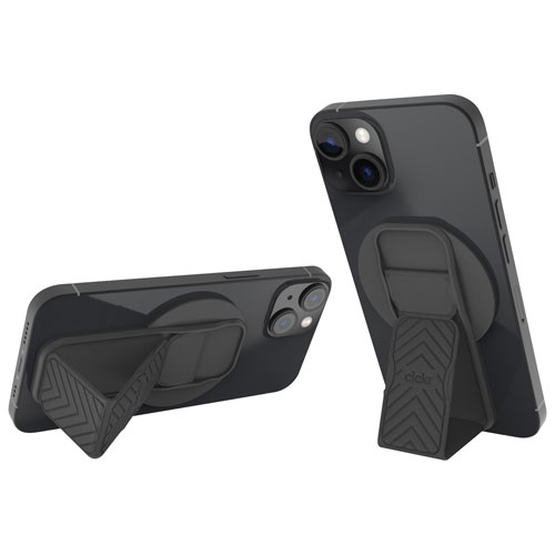 Poignée et support MagSafe de CLCKR pour cellulaire - Flèche grise