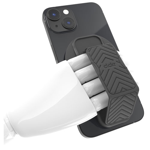 Poignée et support MagSafe de CLCKR pour cellulaire - Flèche grise