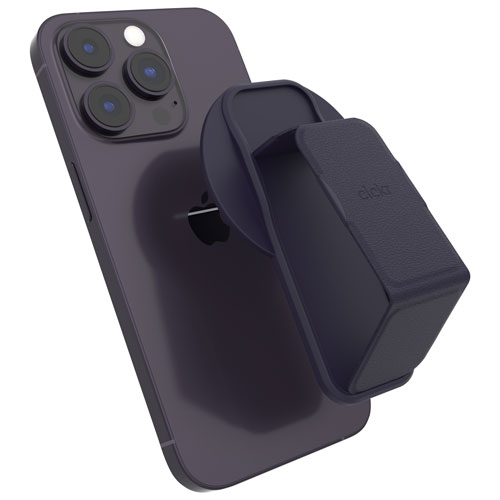 Prise à support MagSafe de CLCKR pour cellulaire - Violet foncé