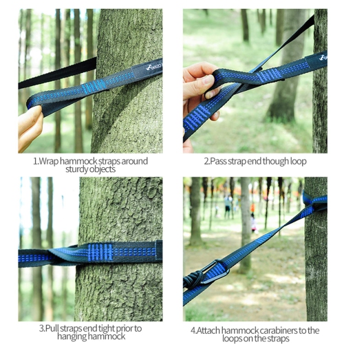 Double Camping Hammock, Lightweight Portable Parachute 500lbs Capacity Hammock for Backpacking, Camping, Travel, Beach, Garden