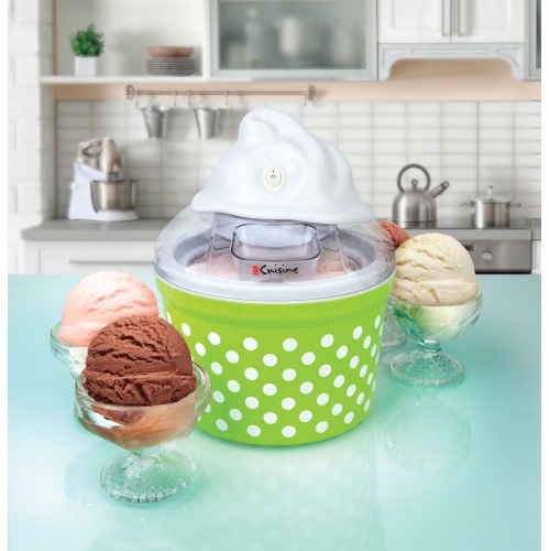 Automatic Ice Cream Sorbet & Frozen Yogurt Maker Green