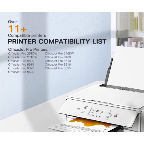 2 Black Compatible Replacement for HP 950XL 951XL Ink Cartridge hp 950 951 High Yield for HP Printer Officejet 8100 8600 8610 8620 8630 8640 8660