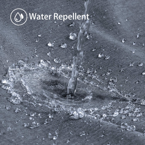 Linen Textured Shower Curtain with Stainless Steel Hooks - 230 GSM Heavy Duty Fabric Bath Curtains, Hotel Luxury Quality, Water Resistant, Machine