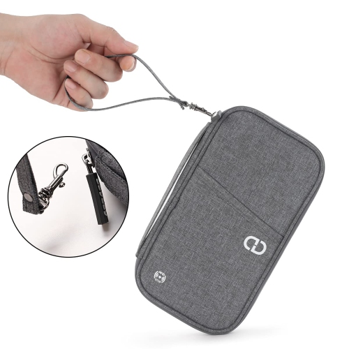 Portefeuille Travel Essentials pour accessoires volants famille porte-passeport étui pochette de rangement avec blocage RFID avion document vacances