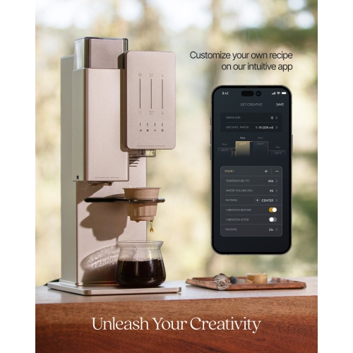 xBloom Coffee Machine, Fully Automatic Single Serve Smart Coffee Maker with Grinder and Brewer, Use Your Own Beans or xPods