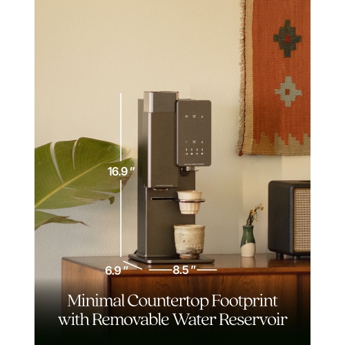 xBloom Coffee Machine, Fully Automatic Single Serve Smart Coffee Maker with Grinder and Brewer, Use Your Own Beans or xPods