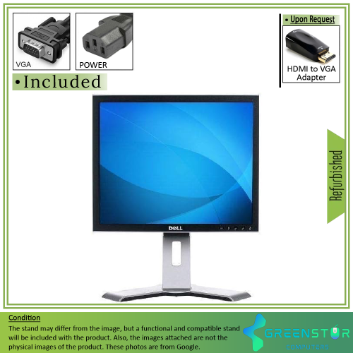 Refurbished(Good) - Dell UltraSharp 1908FP 19" Square 1280x1024 HD+ LCD TN Flat Panel Monitor