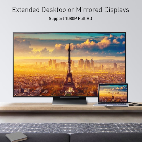 3Pack 6ft Black DisplayPort to HDMI Adapter Cable M/M