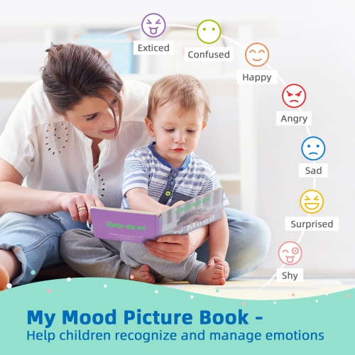 Ensemble de jouets d'apprentissage précoce de TOOKYLAND - Ensemble de jeu Montessori éducatif 6-en-1; jouets en bois pour tout-petits de 13-18 mois