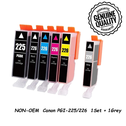 1 Set & 1GY Replacement for Canon PGI-225 CLI-226 PGI225 CLI226 Canon PIXMA MG5220 MG6120 MG8120 IP4820 MX882 MG5120 MG8120B MG5320 MG6220 MG8220