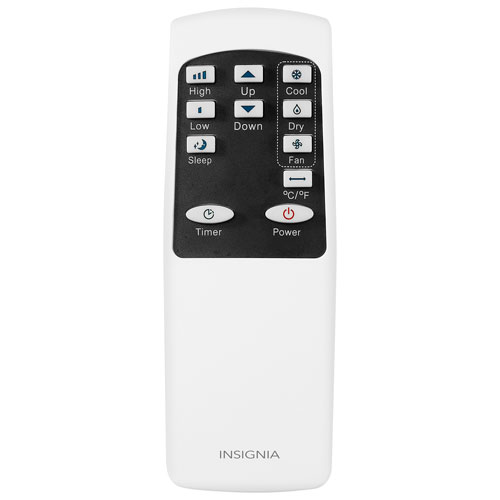 Insignia Portable Air Conditioner - BTU (SACC BTU) - White/Black