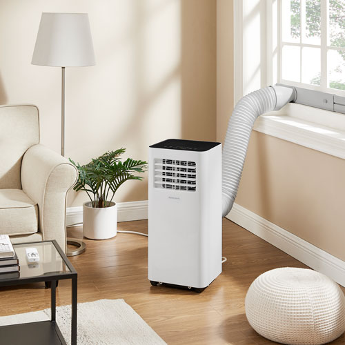 Insignia Portable Air Conditioner - 12000 BTU - White/Black - Only at Best Buy