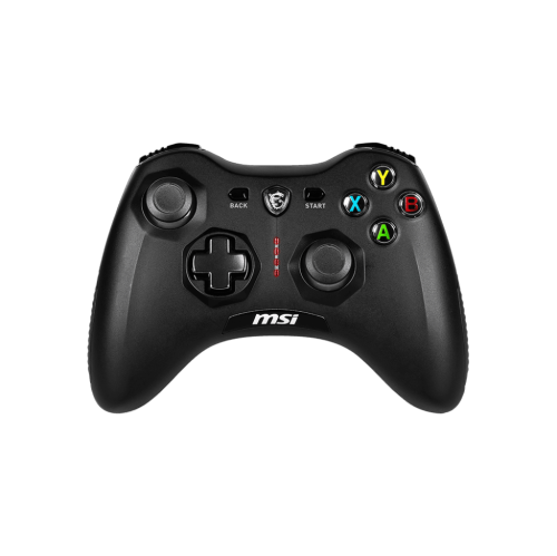 MSI Force GC30 V2 Black Wireless Gaming Controller, Dual Vibration Motors, Dual Connection Modes, Interchangable D-Pads, Compatible with PC & Android