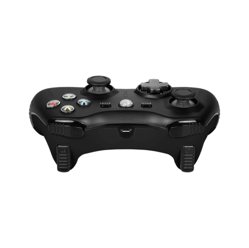 MSI Force GC30 V2 Black Wireless Gaming Controller, Dual Vibration Motors, Dual Connection Modes, Interchangable D-Pads, Compatible with PC & Android