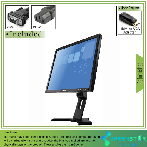 Refurbished(Good) - Dell Professional P190S 19" Squre 1280x1024 HD+ LCD TN Flat Panel Monitor
