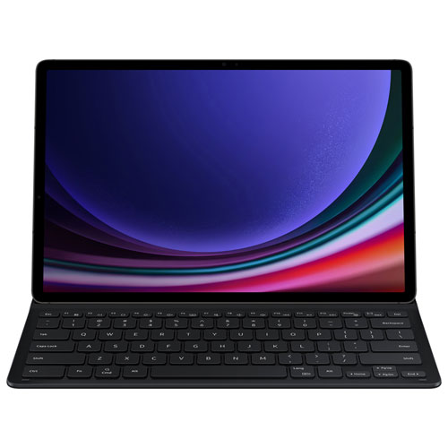 Samsung Keyboard Book Cover Case for Galaxy Tab S10+/S9+/S9 FE+ (Plus) - Black