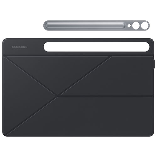 Samsung Smart Book Cover Case for Galaxy Tab S10+/S9+/S9 FE+ - Black