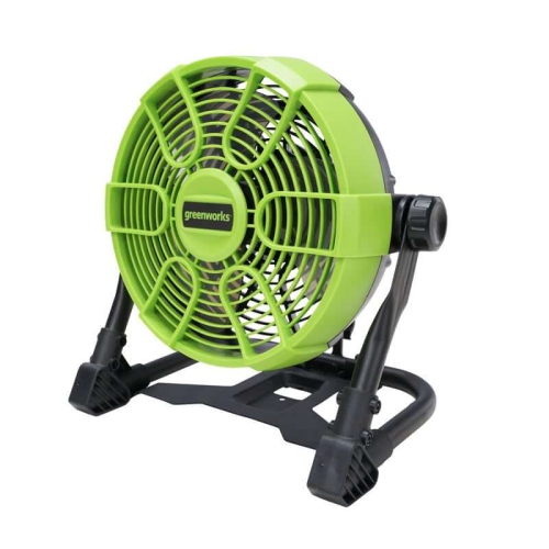 Greenworks 24V Fan with 5 Speed Settings and 360° Rotating Head