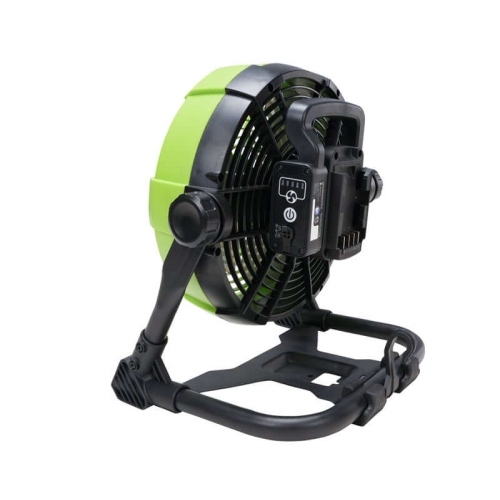 Greenworks 24V Fan with 5 Speed Settings and 360° Rotating Head