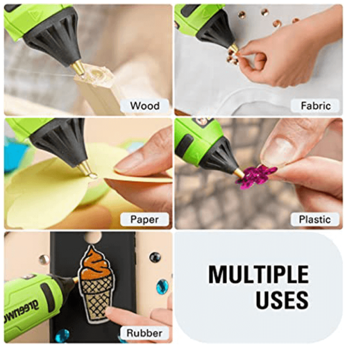 Greenworks 24V Cordless Glue Gun with 2.0Ah Battery & Fast Preheating