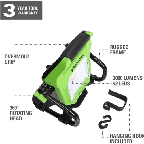 24V AC/DC 2000 LUMEN LED WORK LIGHT