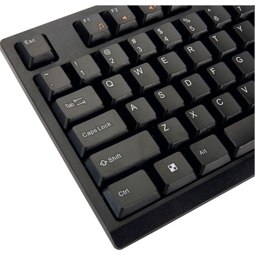 Verbatim Multimedia Hot Key(s) Wired Keyboard - Black