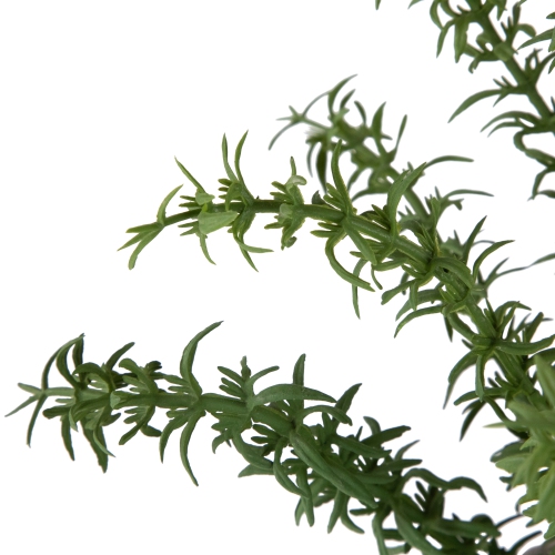 Plante de thym artificiel Real Touch™ en pot en céramique grise - 15 po