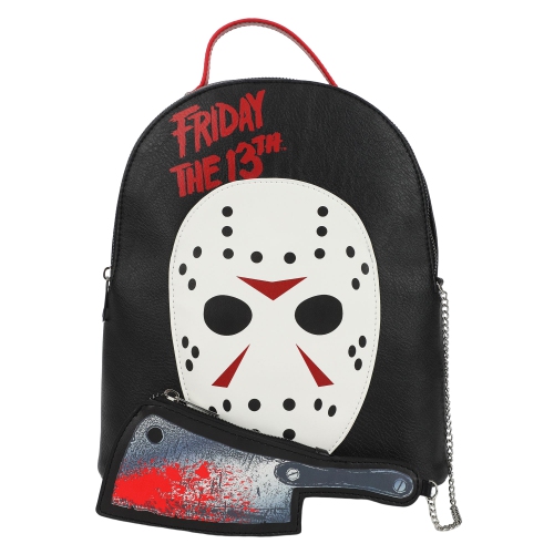 Friday the 13th Jason Mask Mini Backpack with Coin Pouch
